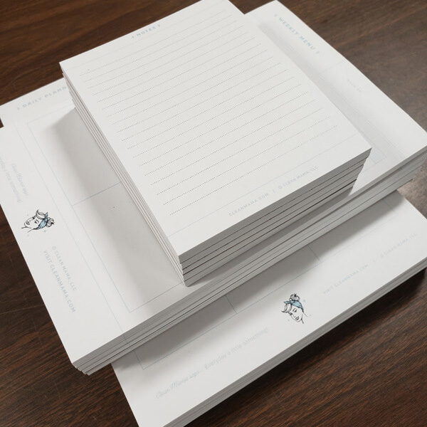 notepad and notebook printing